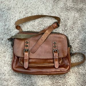 Brown Leather Crossbody by Patricia Nash